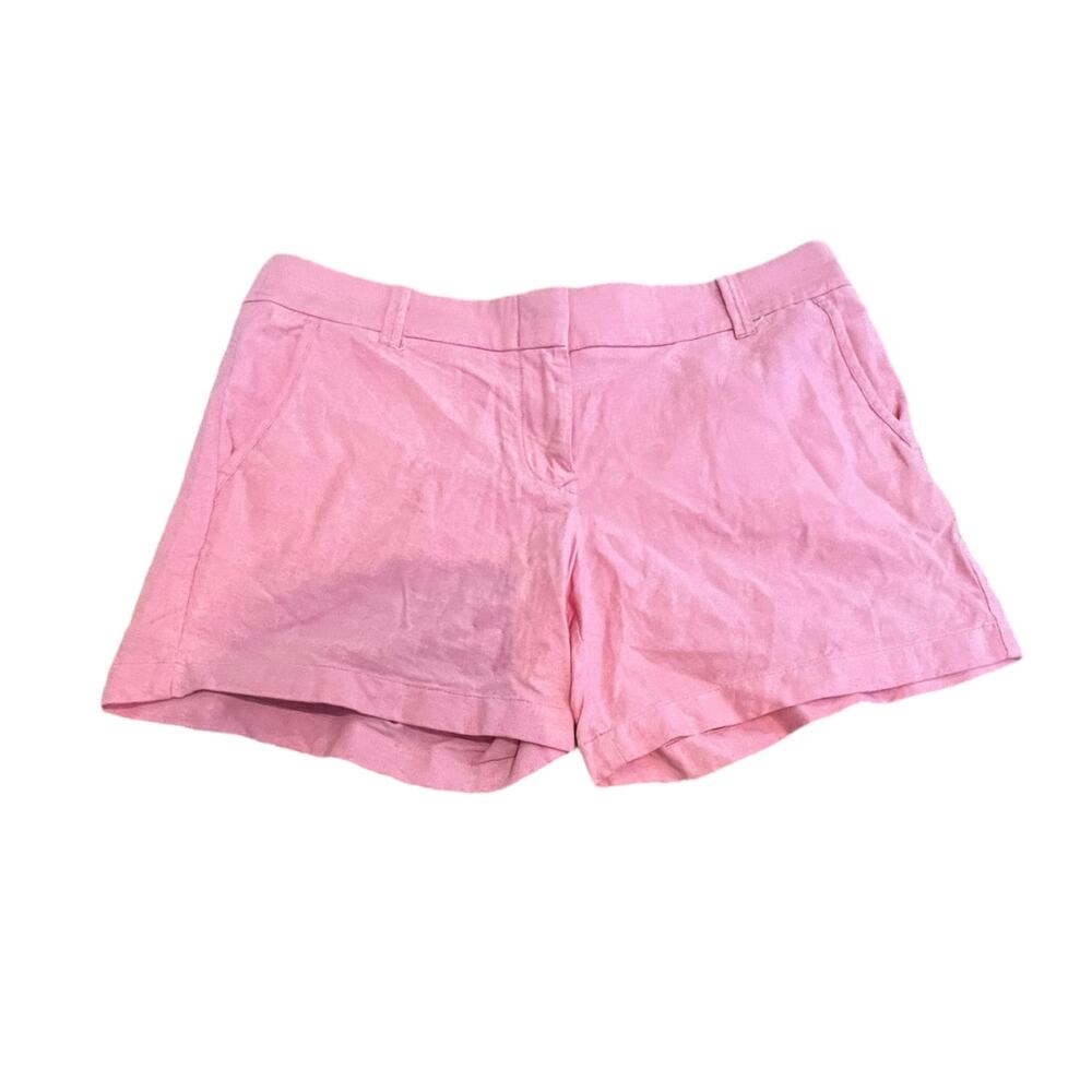 Crewcuts Factory Women's City Fit Pink Cotton Shorts, Size 8